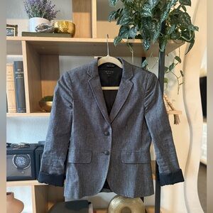 Classic Rag & Bone blazer in heather charcoal